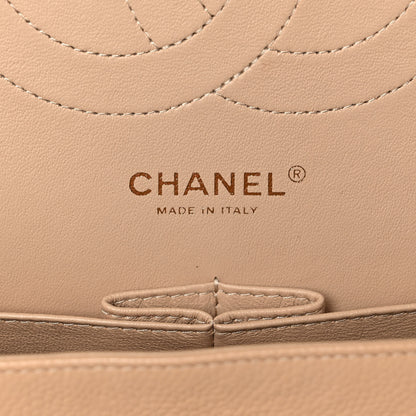 Chanel Caviar Quilted Jumbo Double Flap Beige Clair 6 of 10