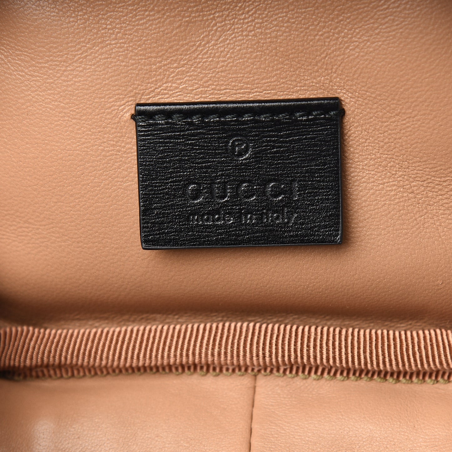Calfskin Trapuntata Zumi Belt Bag Black