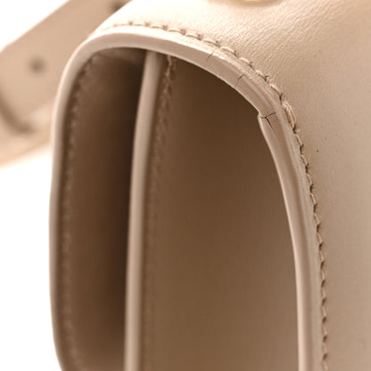 Saint Laurent Smooth Calfskin Le Carre Satchel Dark Beige 15 of 17