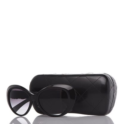 Chanel Lambskin Camellia CC 5318-Q Sunglasses Black 7 of 7