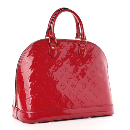 Louis Vuitton Vernis Alma MM Pomme D'Amour 3 of 13