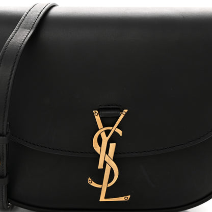 Saint Laurent Smooth Calfskin Monogram Medium Kaia Satchel Black 8 of 11