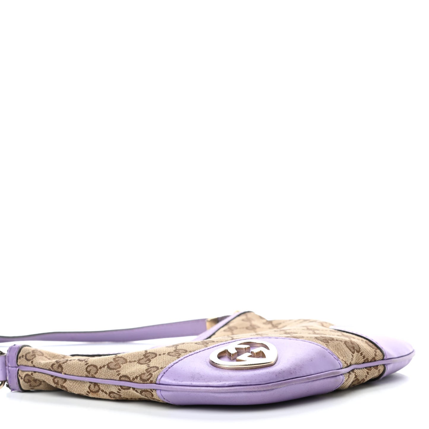 Monogram Small Lovely Heart Messenger Purple