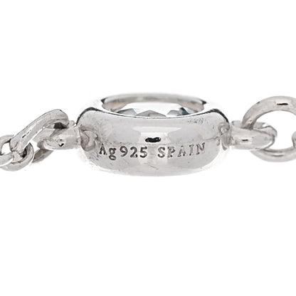 Tiffany Sterling Silver Aquamarine Elsa Peretti Color By The Yard Ring 55 7.25 5 of 6