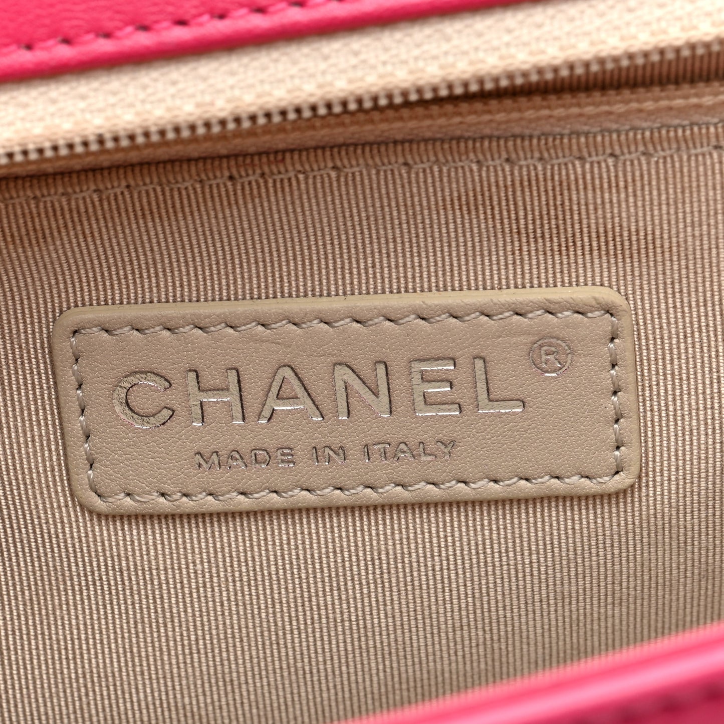Lambskin Quilted New Medium Boy Flap Pink