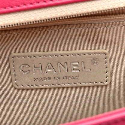 Chanel Lambskin Quilted New Medium Boy Flap Pink 6 of 12