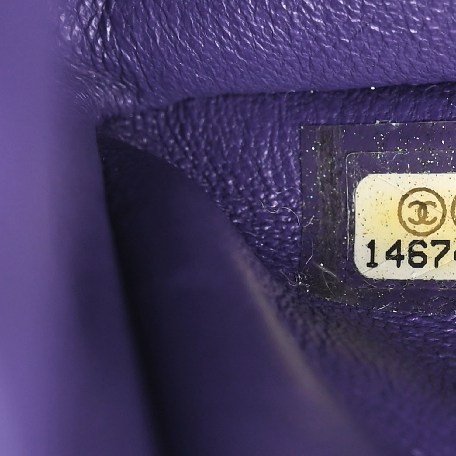 Chanel Lambskin Quilted 2.55 Reissue 226 Flap Purple 7 of 15