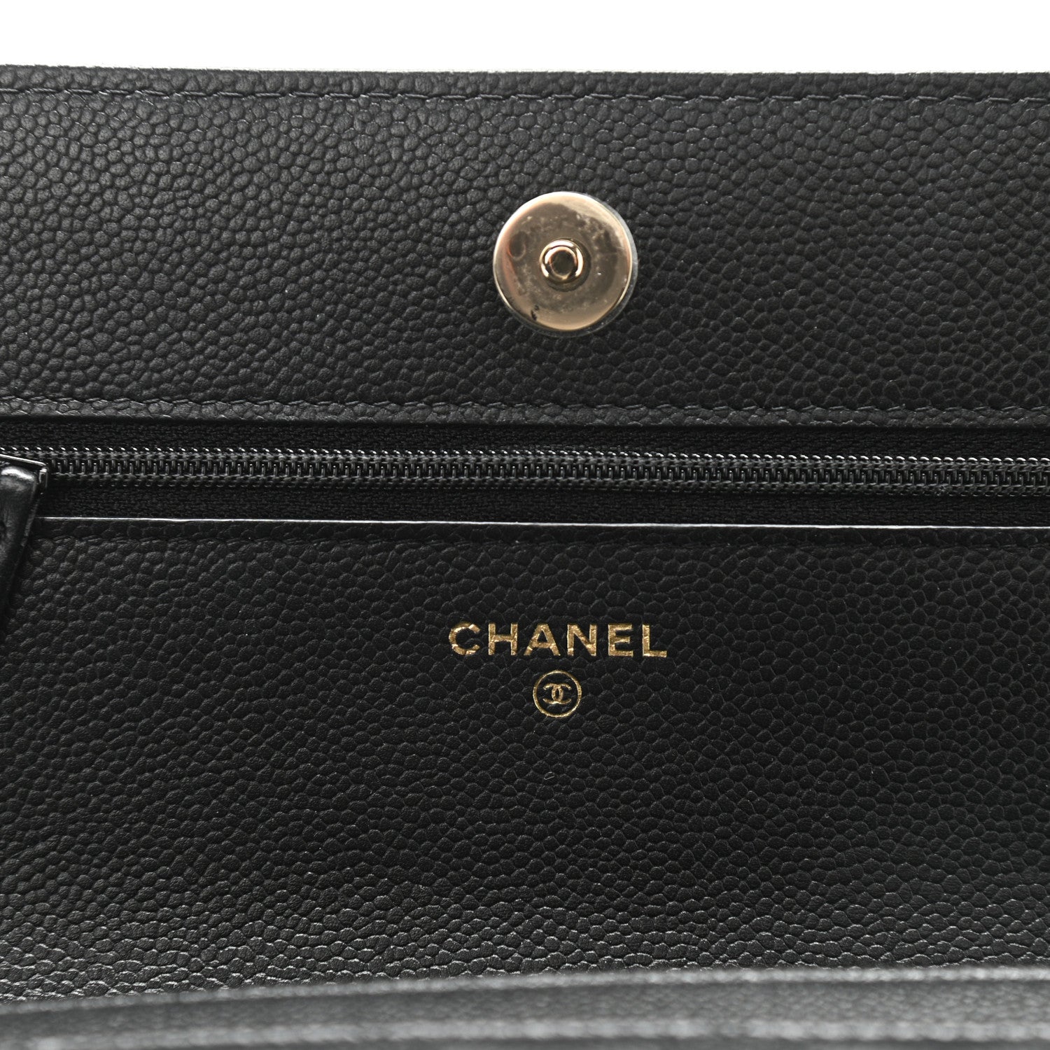 Chanel Caviar Quilted Tiny CC Wallet On Chain WOC Black 6 of 11