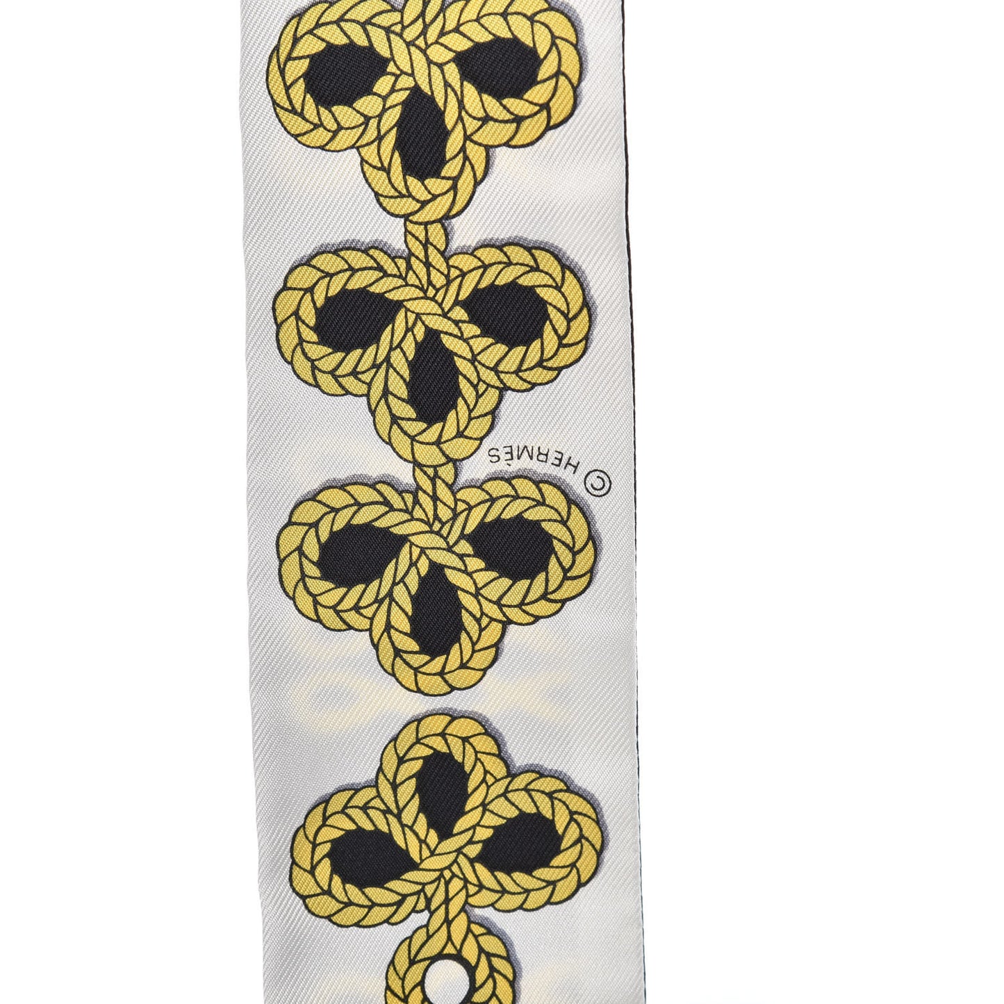 Silk Galons Et Brandebourg Twilly Black Gold White