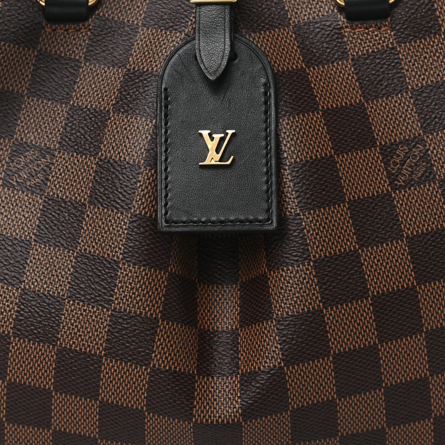 Louis Vuitton Damier Ebene Odeon Tote PM Black 7 of 9
