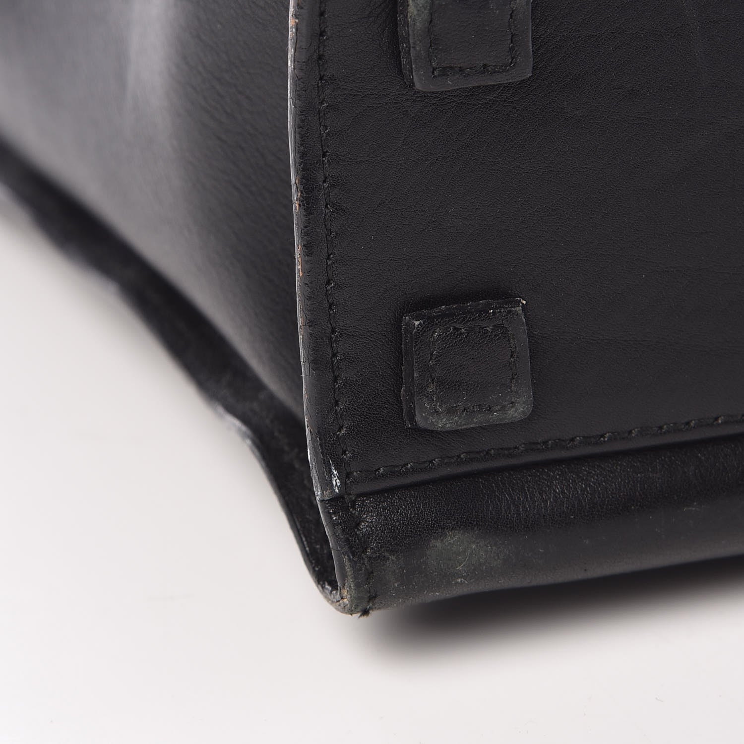 Gucci Calfskin Bamboo Top Handle Bag Black 25 of 29