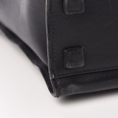 Gucci Calfskin Bamboo Top Handle Bag Black 25 of 29