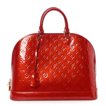 Louis Vuitton Vernis Alma GM  Rose Indien 1 of 9