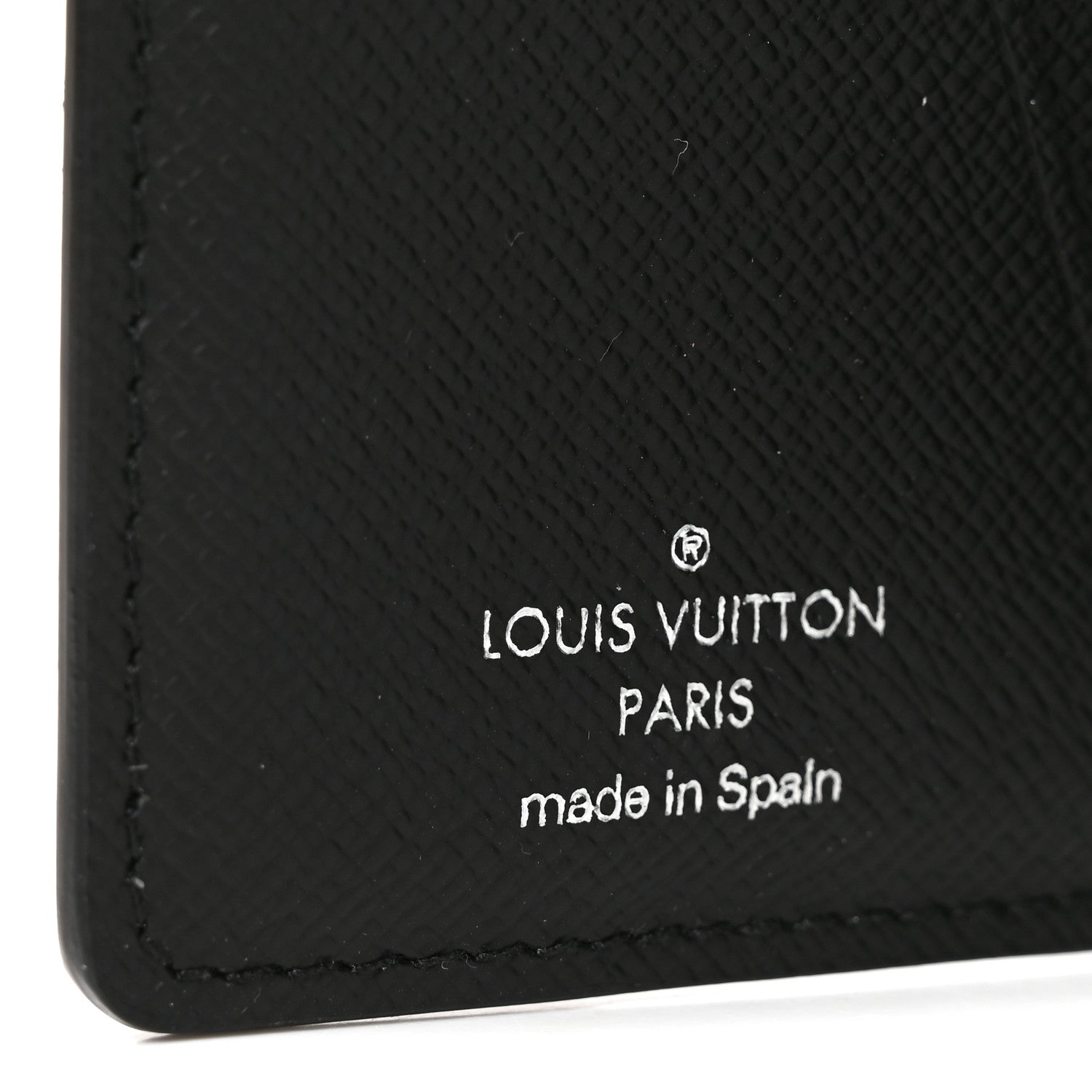 Louis Vuitton Monogram Iridescent Pocket Organizer NM Black 6 of 8