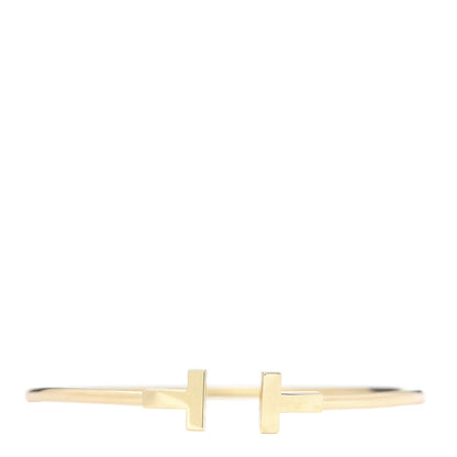 Tiffany 18K Yellow Gold T Wire Bracelet 1 of 4