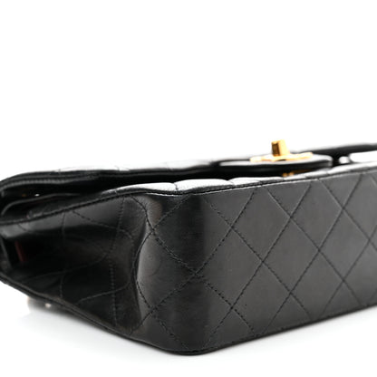 Chanel Lambskin Quilted Small Double Flap Black 9 of 14
