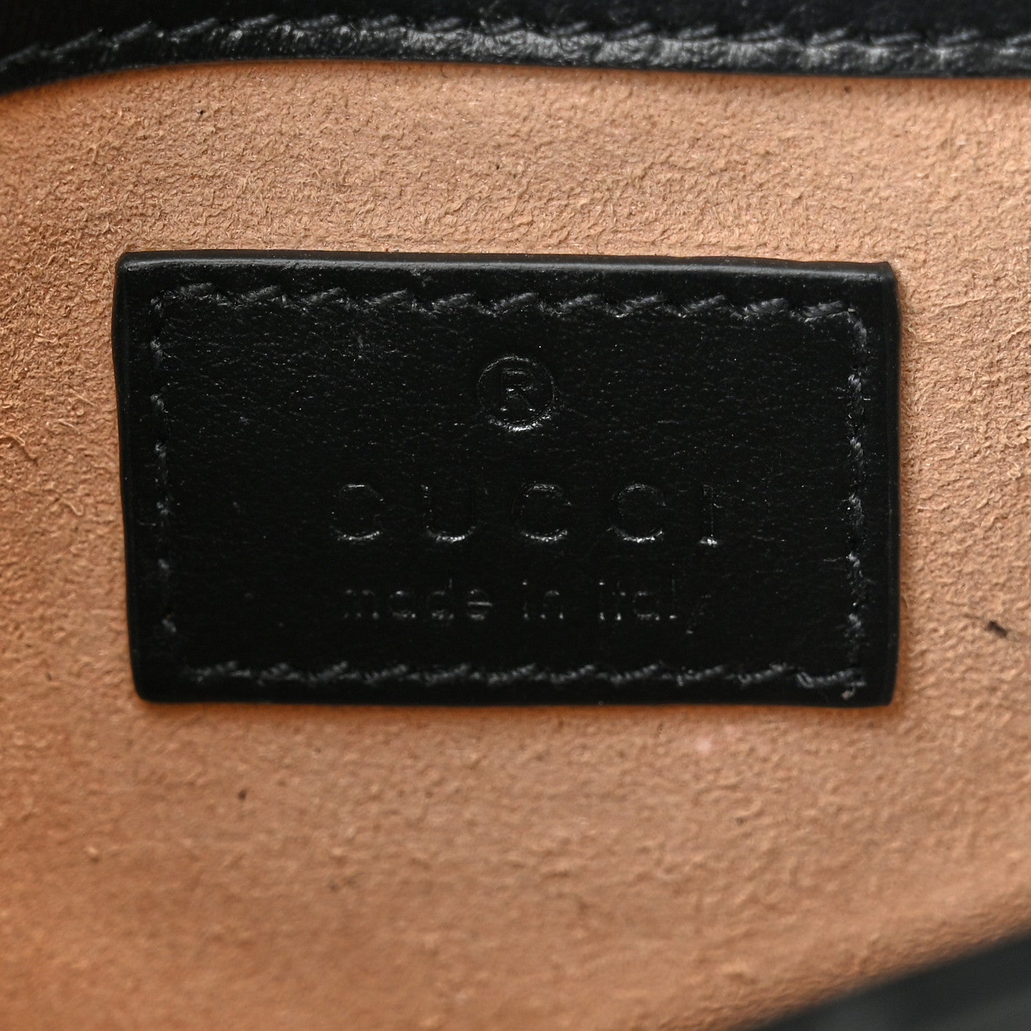 Gucci Calfskin Matelasse Monochrome GG Marmont Chain Belt Bag Black 6 of 12