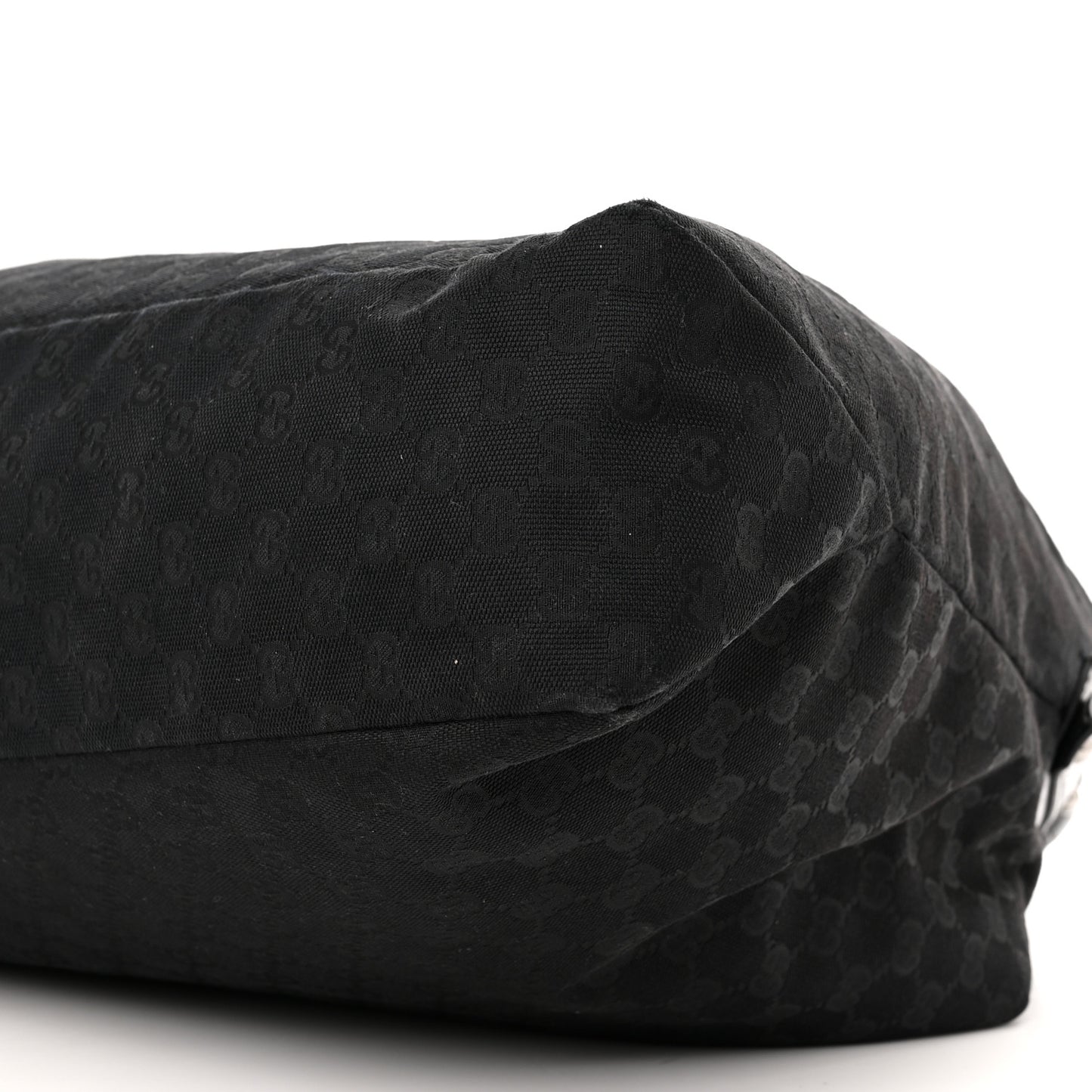 Monogram Large Horsebit Chain Hobo Black