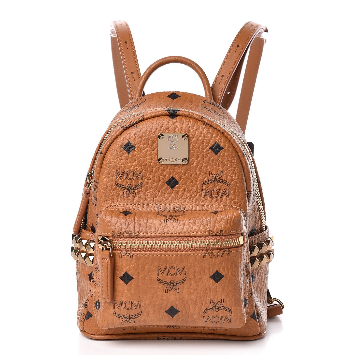 Visetos Side Stud X-Mini Stark Backpack Cognac