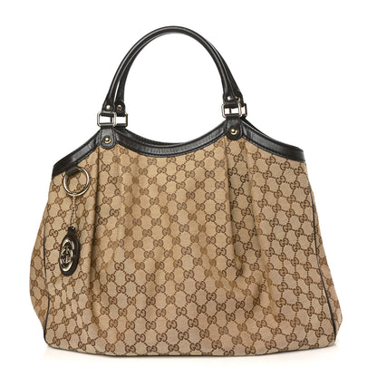Gucci Monogram Large Sukey Tote Dark Brown 1 of 7