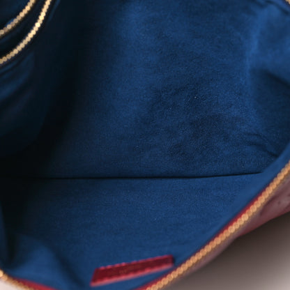 Louis Vuitton Lambskin Embossed Monogram Coussin PM Wine 7 of 12