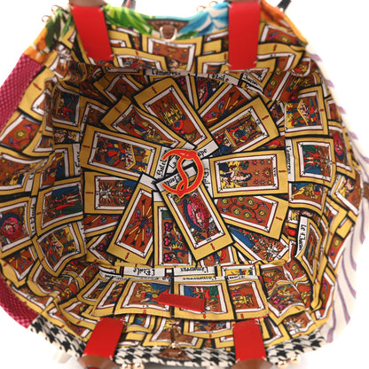 Christian Louboutin Canvas Embroidered Calfskin Caracaba Tote Multicolor 5 of 9