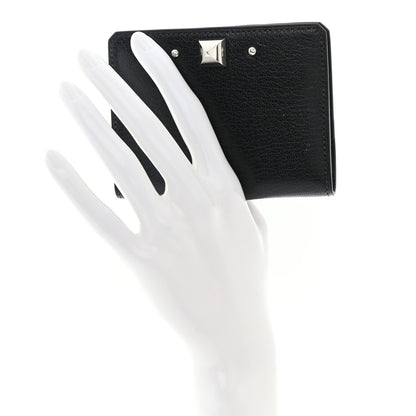 Hermes Chevre Mysore Medor Card Holder Black 2 of 7