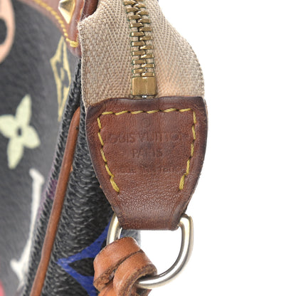 Louis Vuitton Monogram Multicolor Pochette Accessories Black 6 of 11