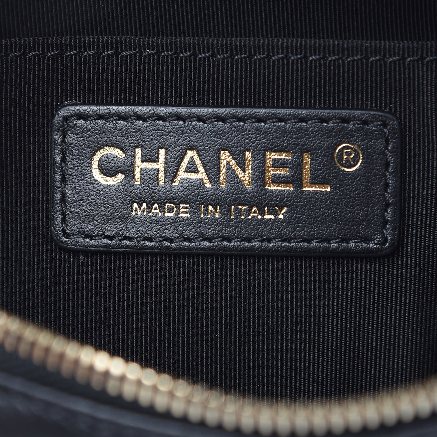 Chanel Lambskin Quilted Waist Bag Fanny Pack Black 6 of 12
