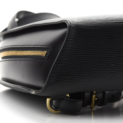 Louis Vuitton Epi Mabillon Backpack Black 7 of 8
