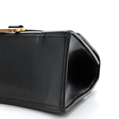 Balenciaga Shiny Box Calfskin Small Hourglass Top Handle Bag Black 12 of 14