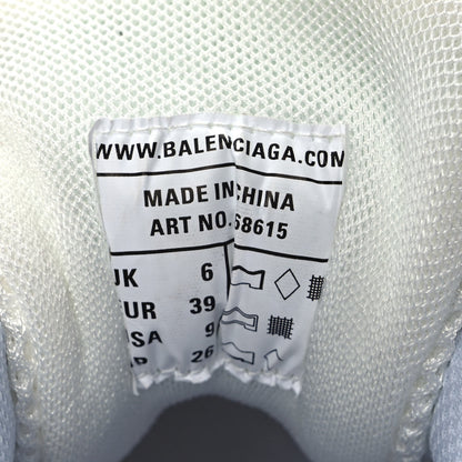 Balenciaga Rubber Mesh Tri-Color Womens Track.2 Open Sneakers 39 Pink Grey White 8 of 8