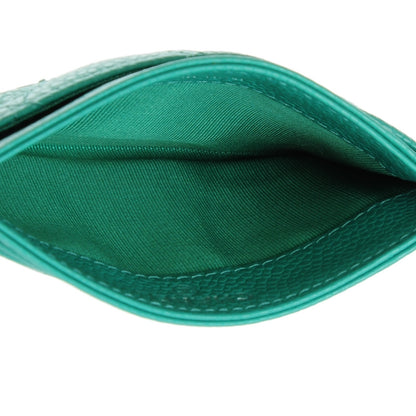 Chanel Iridescent Caviar Quilted Simply CC Card Holder Green 5 of 8