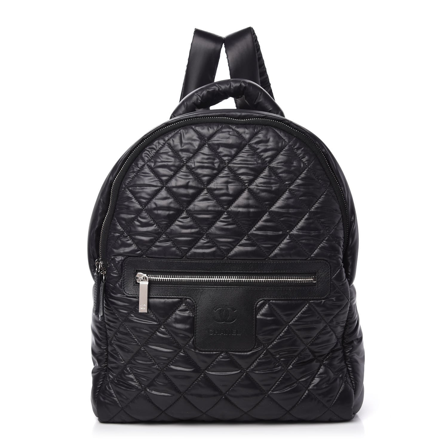 Chanel Nylon Quilted Coco Cocoon Backpack Black 1 of 10