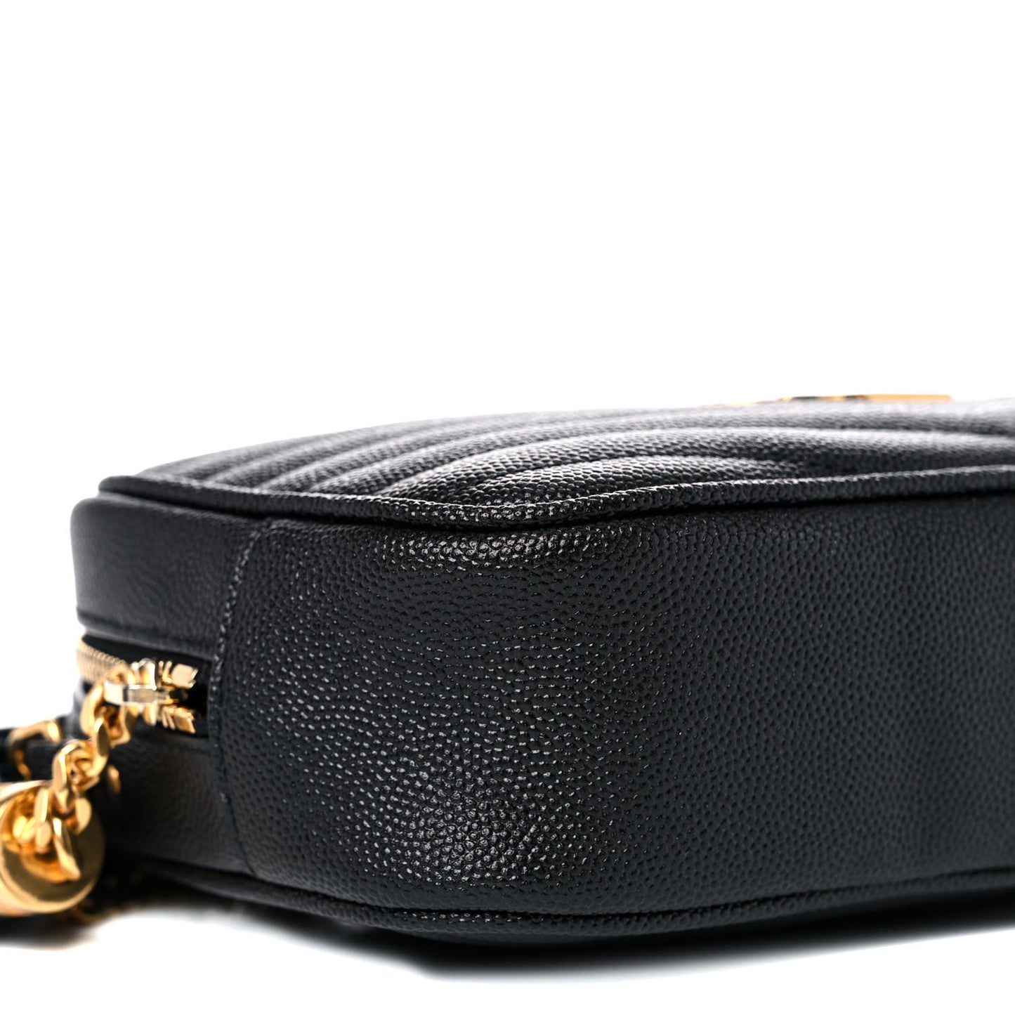 Grain De Poudre Matelasse Monogram Mini Lou Camera Bag Black