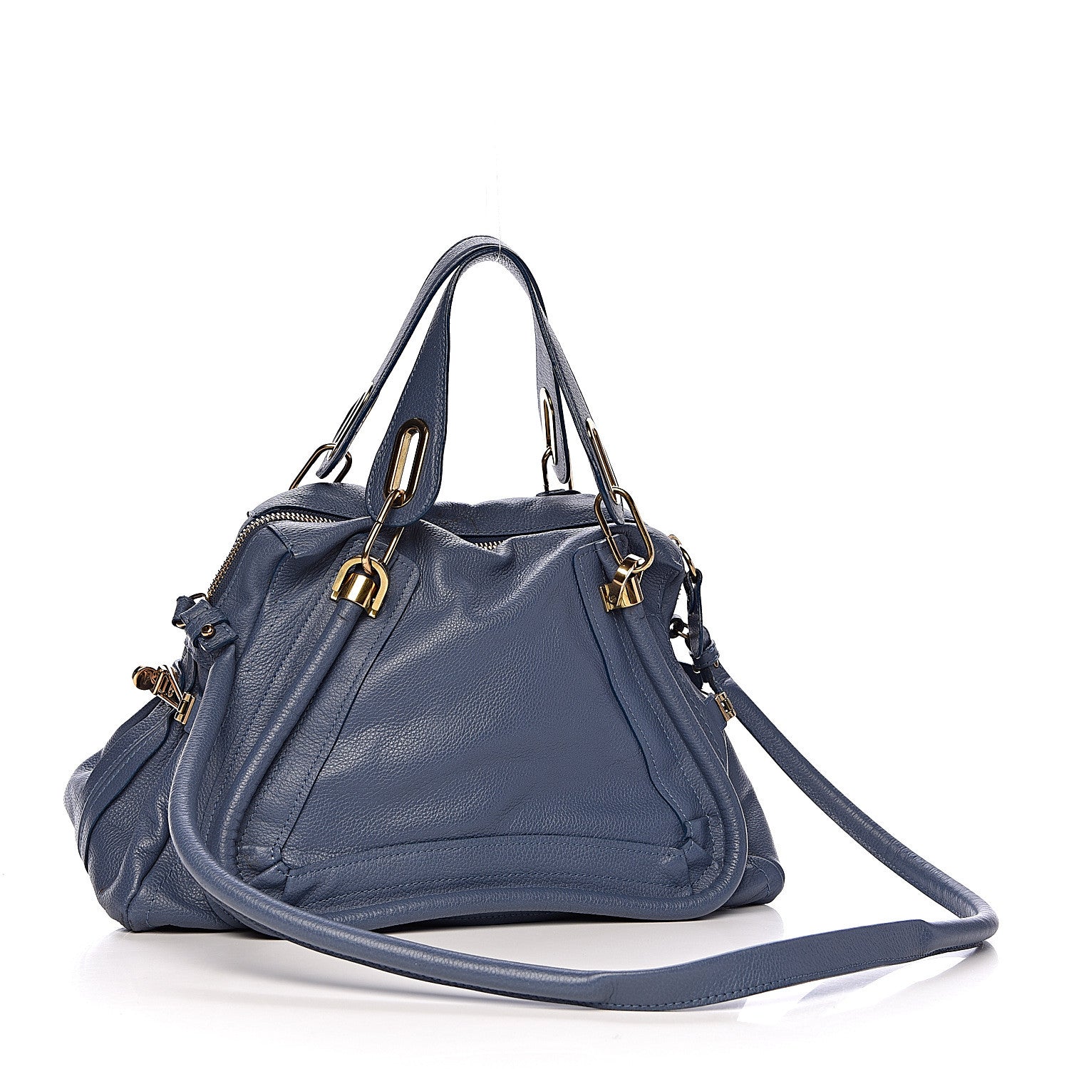 Chloe Calfskin Medium Paraty Scuba Blue 4 of 12
