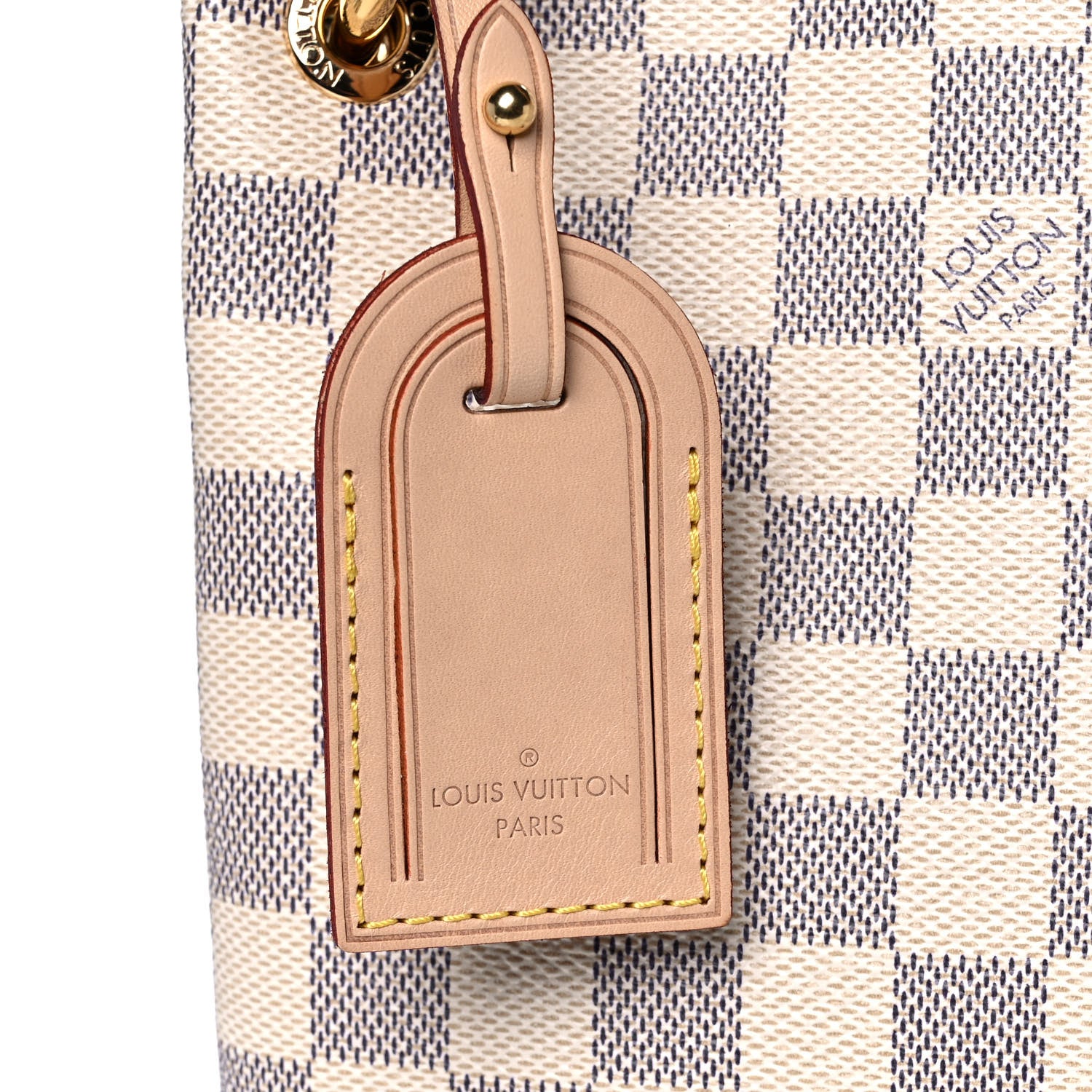 Louis Vuitton Damier Azur Graceful PM Rose Ballerine 9 of 11