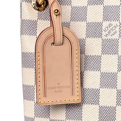 Louis Vuitton Damier Azur Graceful PM Rose Ballerine 9 of 11