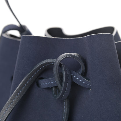 Mansur Gavriel Suede Bucket Bag Blu 12 of 13