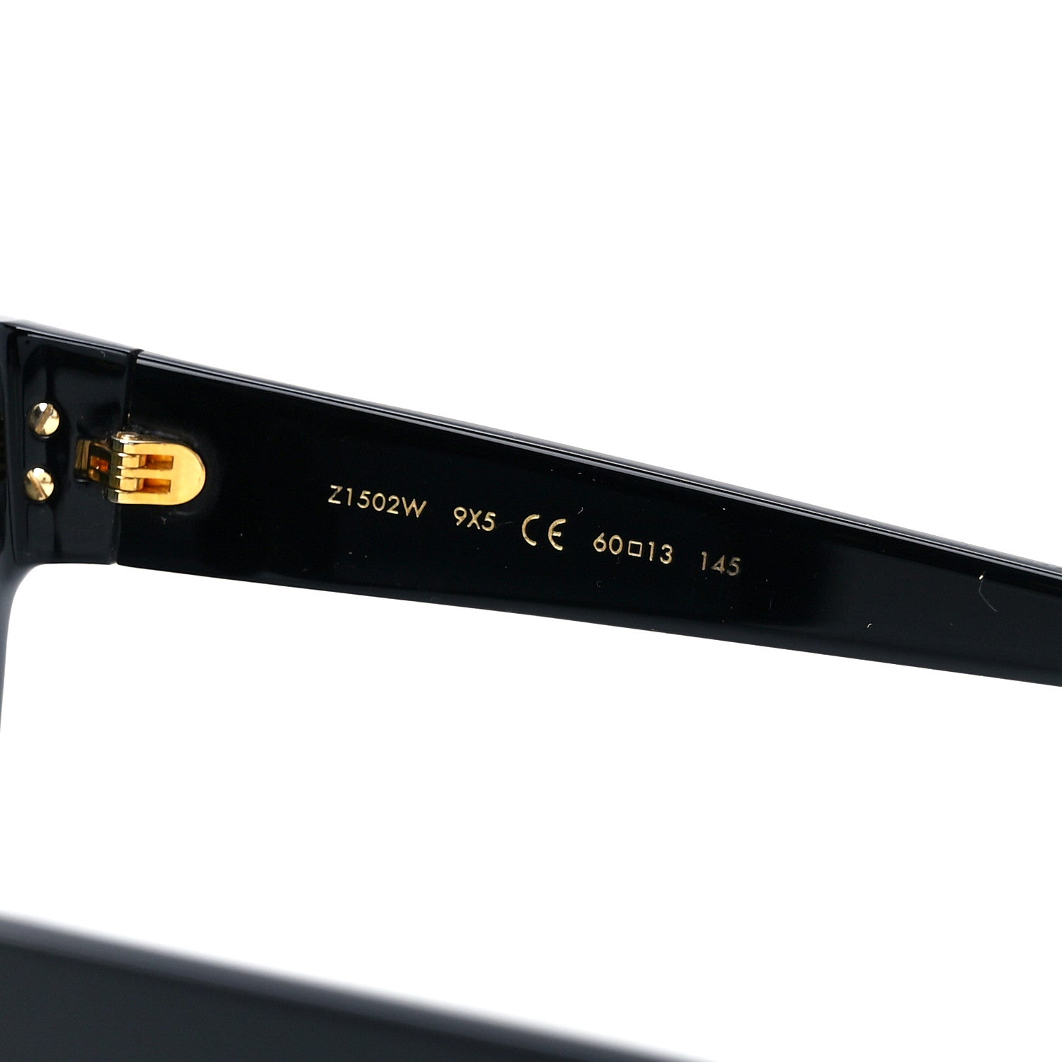 Louis Vuitton Acetate Evidence Z1502W Sunglasses Black 6 of 8
