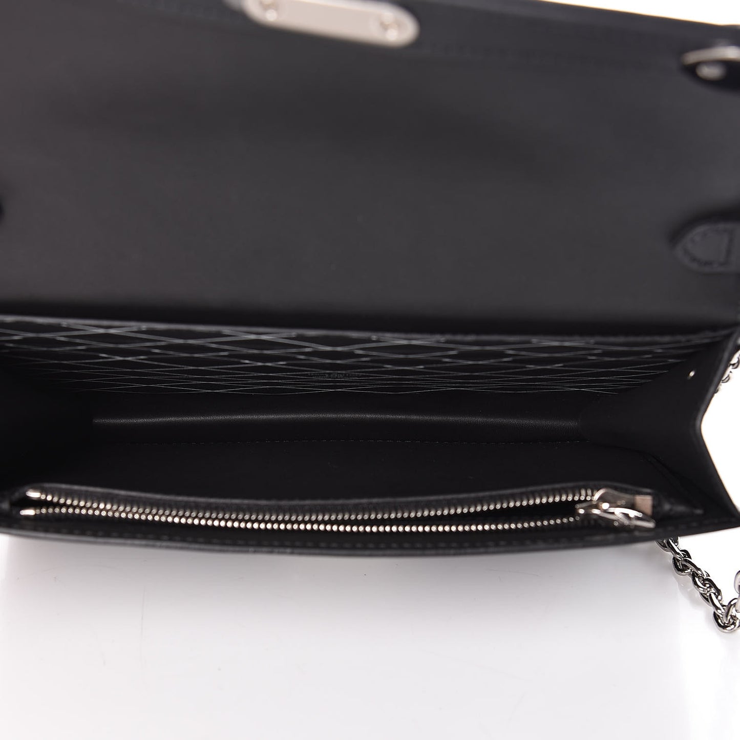 Epi Trunk Chain Wallet Black