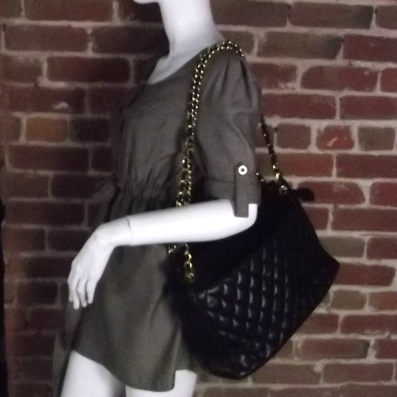 Chanel Lambskin Quilted Shoulder Bag Black 2 of 8