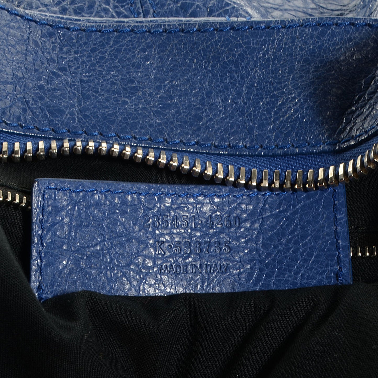 Agneau Giant 12 Silver Hardware Work Bleut Bleu Glacier