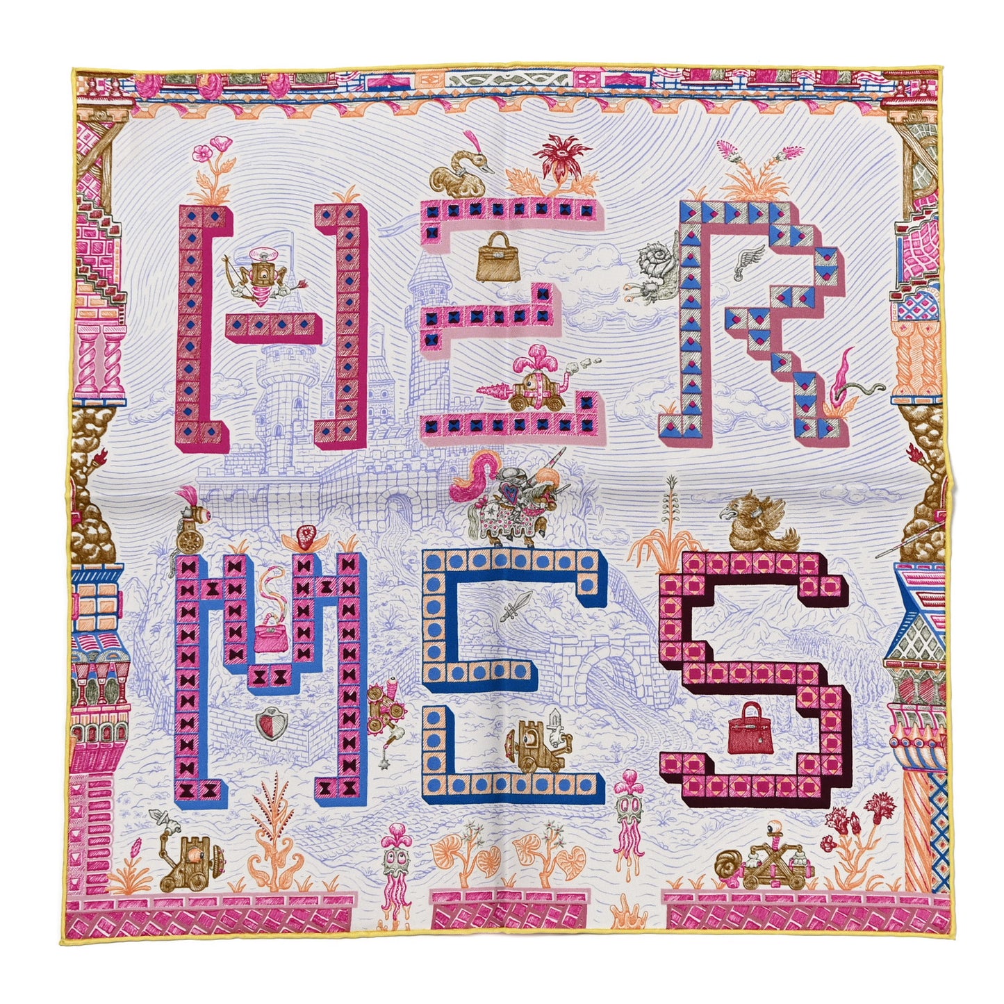 Silk Super Silk Quest Scarf 45 Violet Rose Bleu