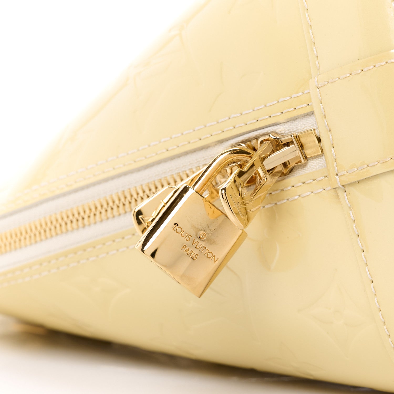 Louis Vuitton Vernis Alma PM Blanc Corail 9 of 12