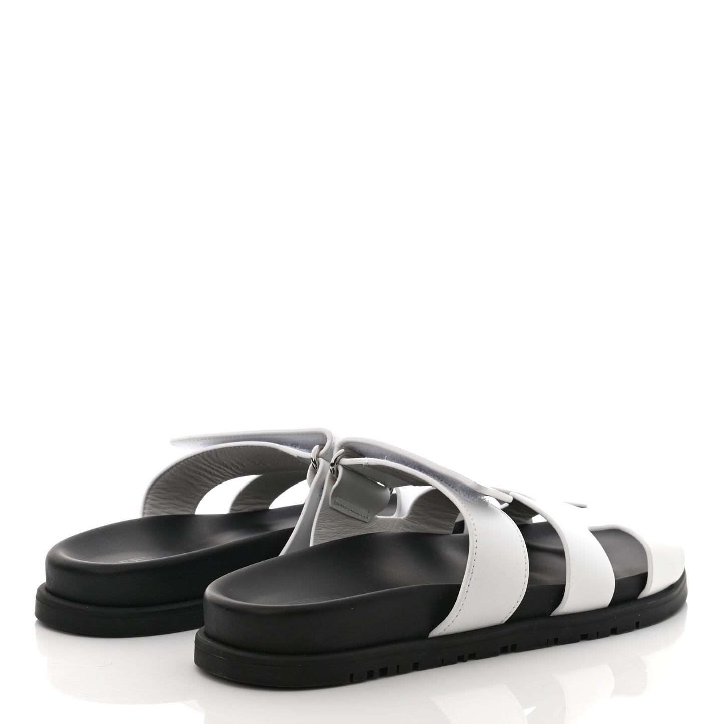 Calfskin Womens Chypre Sandals 36 White