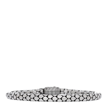John Hardy Sterling Silver 18K Yellow Gold 6mm Dot Bracelet 1 of 5
