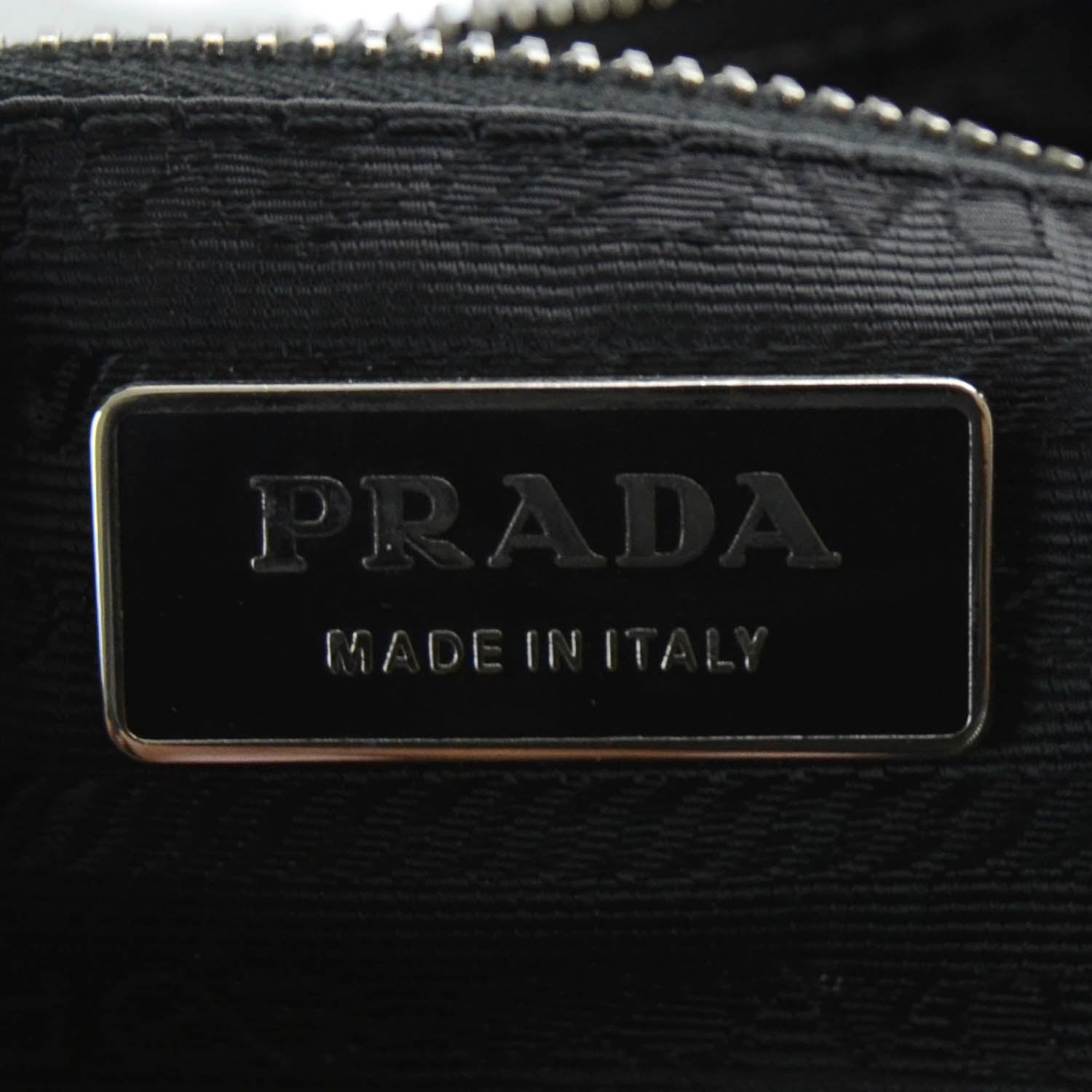 Prada Leather Small Hobo Bag Nero Black 8 of 12