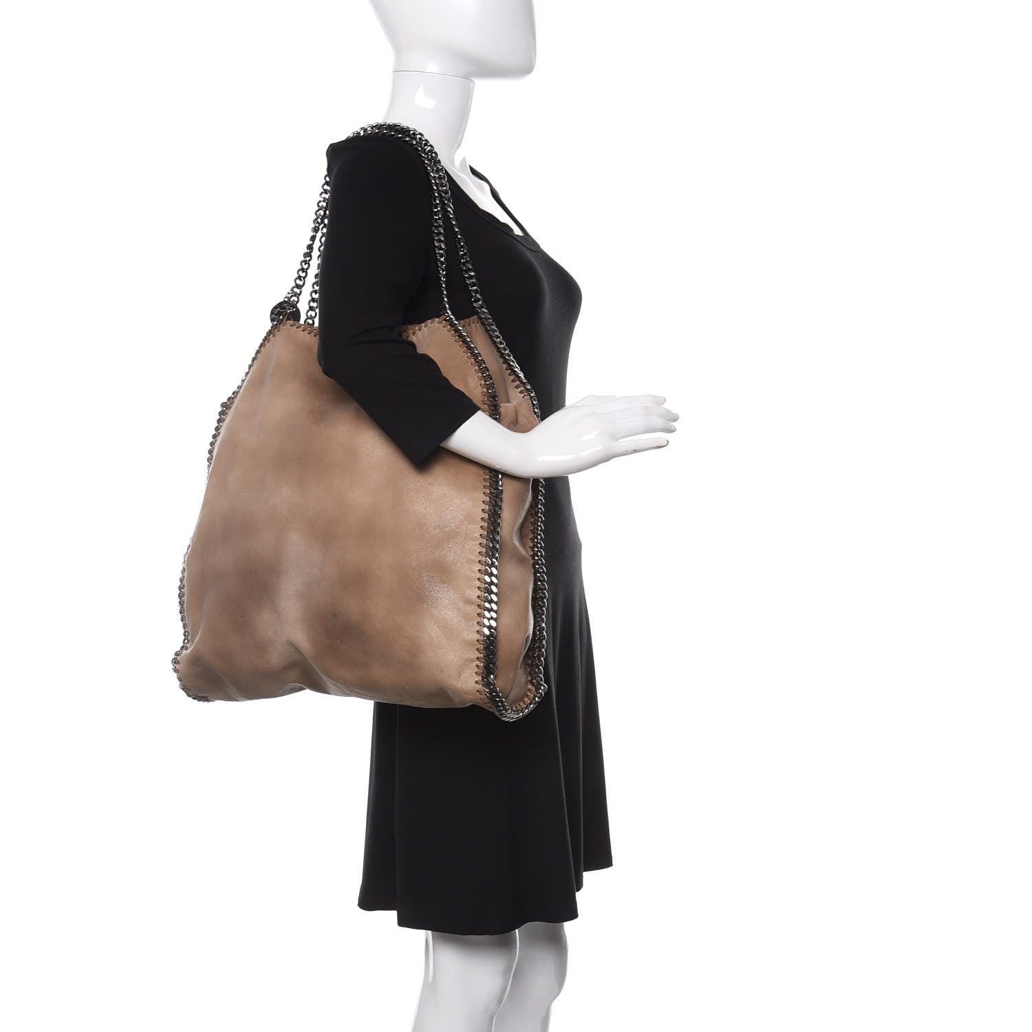 Stella McCartney Shaggy Deer Big Falabella Tote Beige 2 of 15