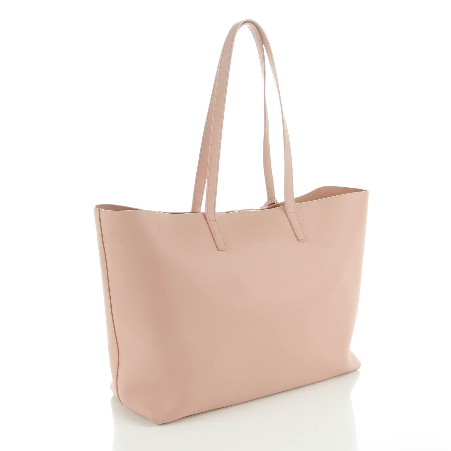Saint Laurent Calfskin Large Shopping Tote Pale Blush 3 of 8